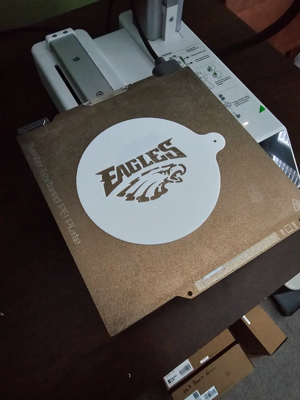 Perfect Philadelphia Eagles Latte Art Stencil by Perfect Prints