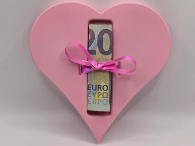 Minimalist Heart Gift Holder