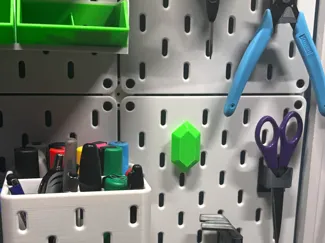 Ikea Skadis: Legend of Zelda Rupee (Pegboard)