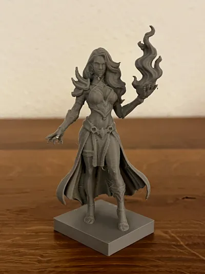 Dungeons and Dragons – Fire Mage - Free 3D Print Model - MakerWorld