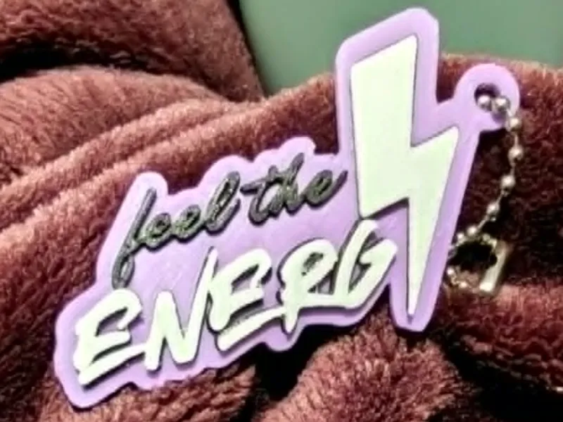 Feel the Energy Keychain