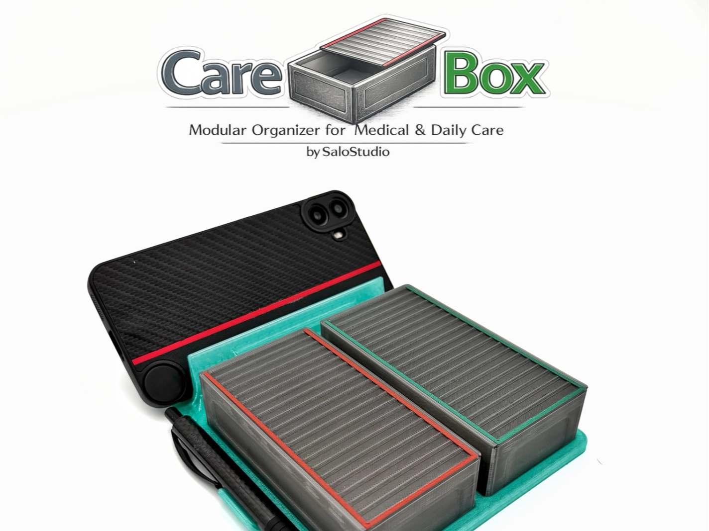 CareBox–Modular Organizer for Medical & Daily Care
