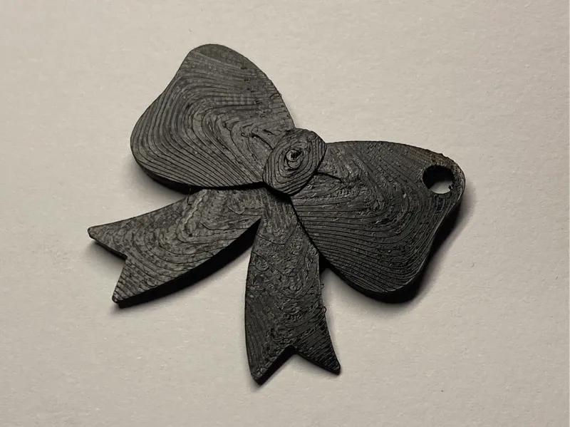 key ring bow ribbon