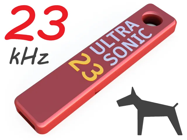 Ultrasonic Dog Whistle 23 kHz