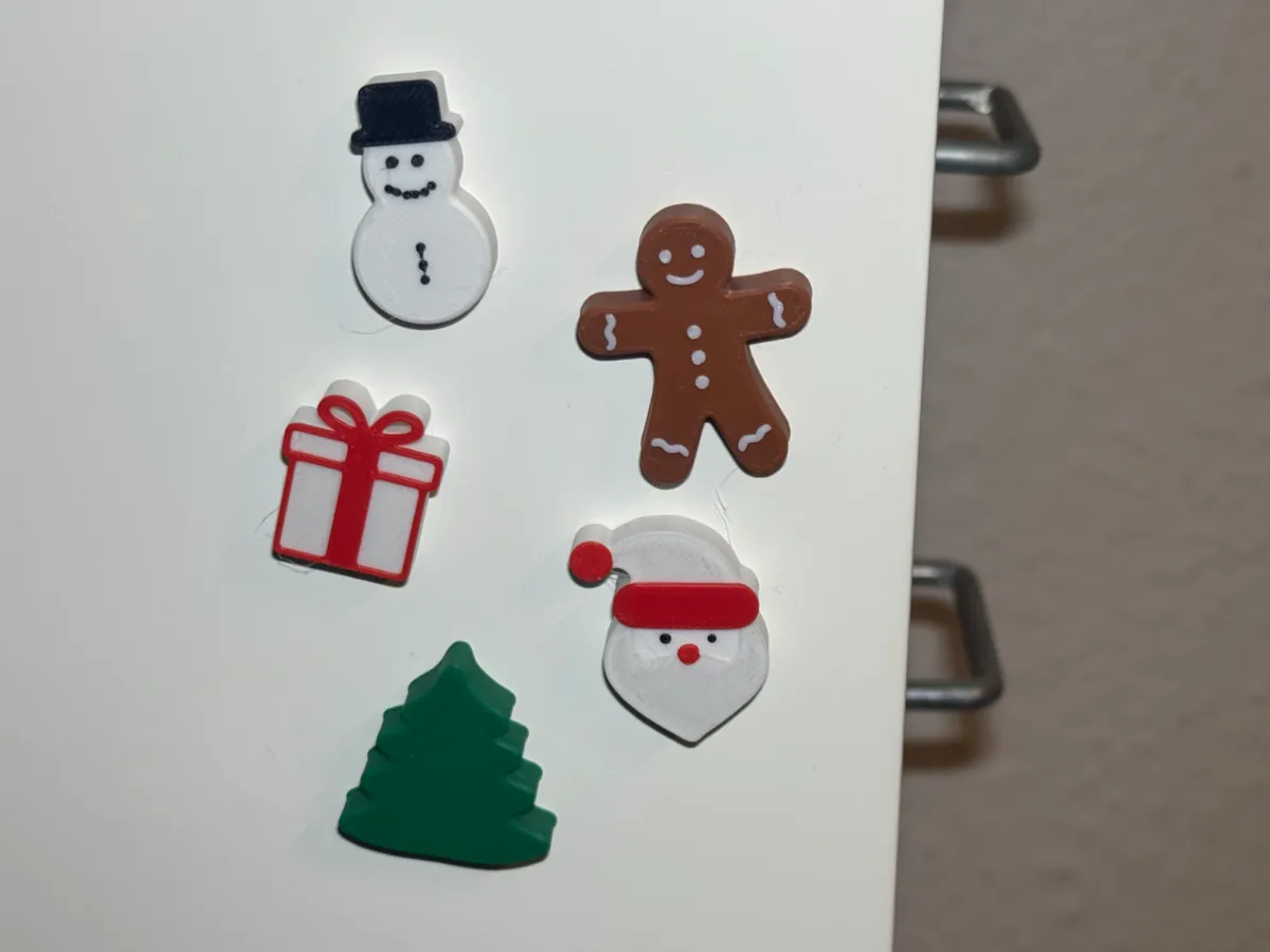 Christmas Magnets - Free 3D Print Model - MakerWorld