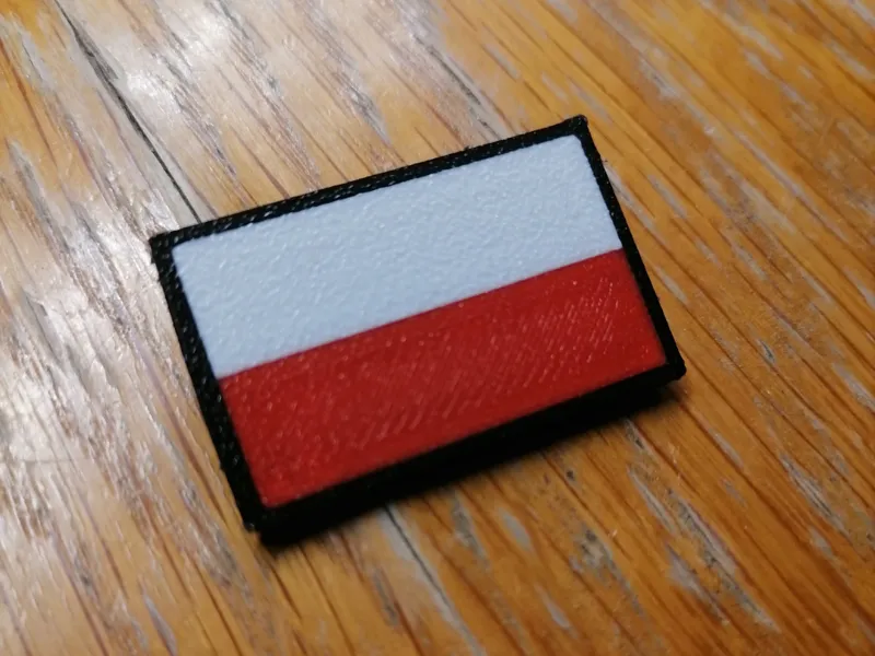 Poland patch / flag, thin
