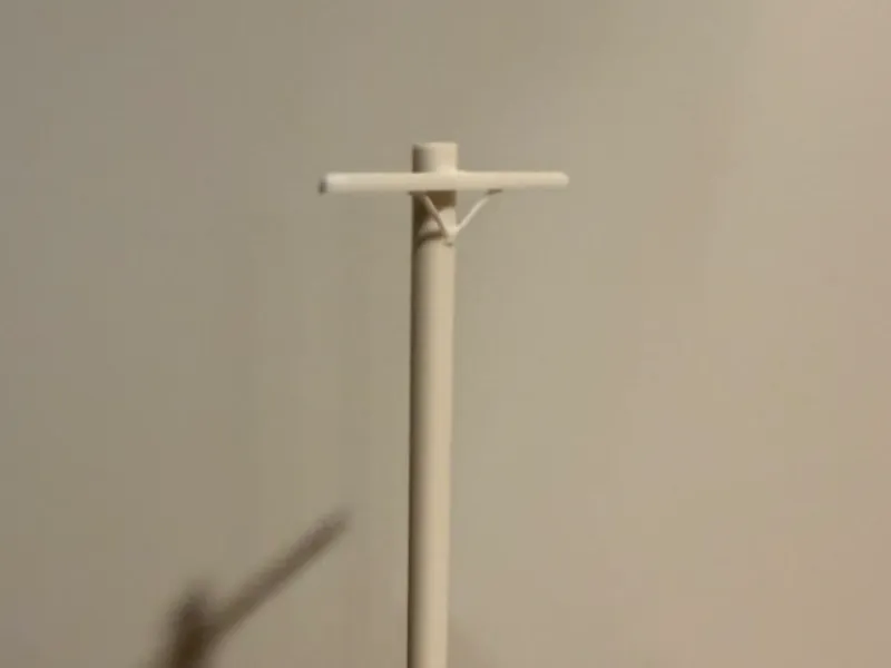 HO Scale 1 Cross Arm Telephone Pole