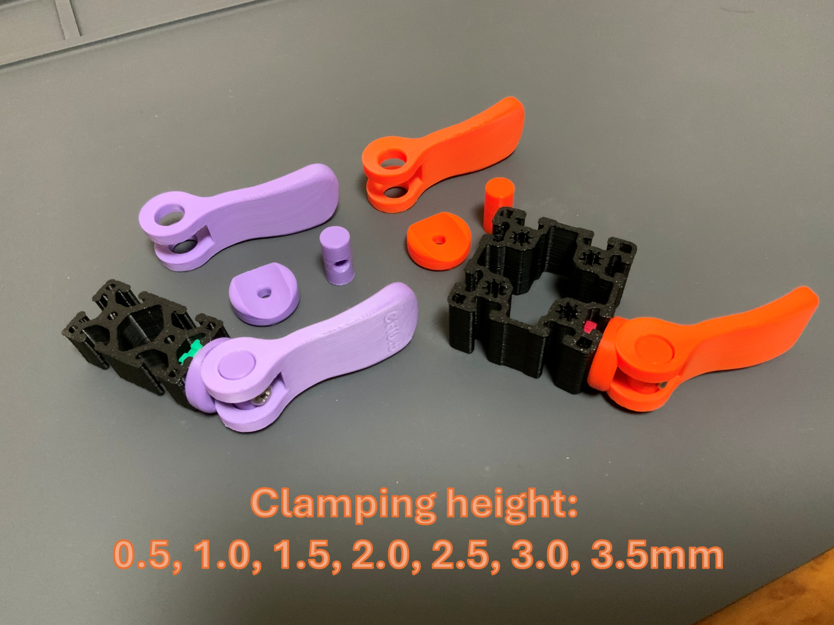 Cam lever - quick release clamp