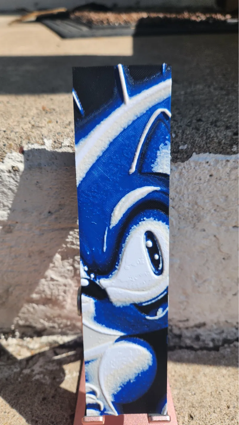 Sonic The Hedgehog - HueForge Bookmark