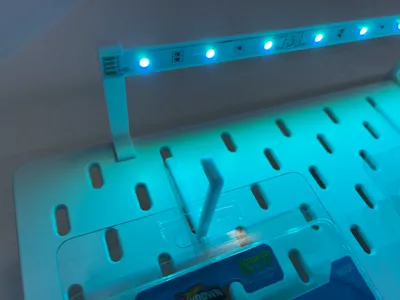 IKEA Skadis LED Strip Mount