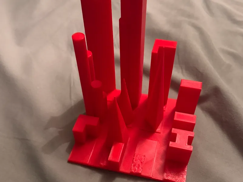 Low Poly City, quick demo print