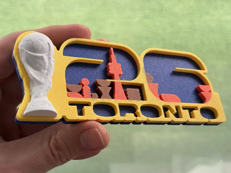 Oversized Toronto 2026 World Cup Magnet 