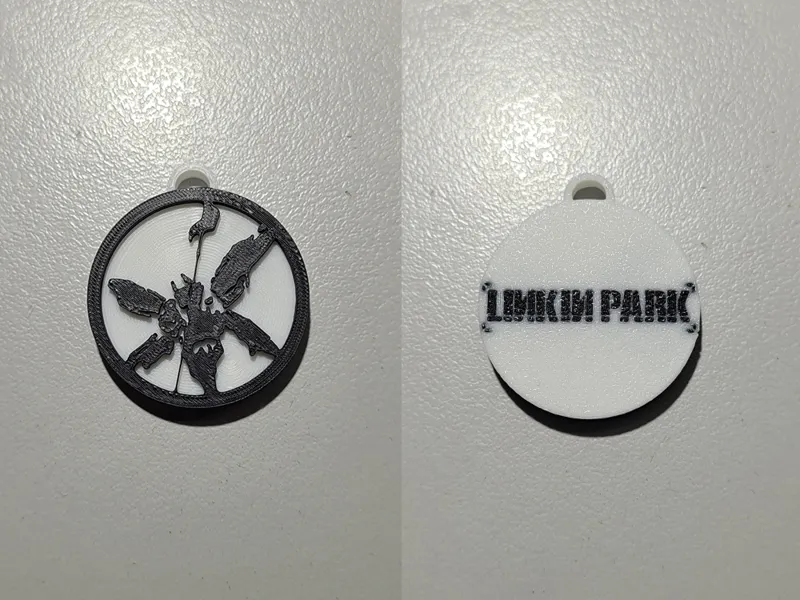 Linkin Park Hybrid Theory 01 Double Sided Keychain