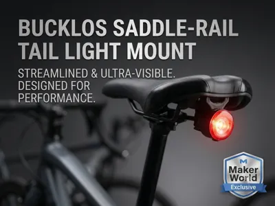 Rockbros MTB Saddle BUCKLOS Rear Light Mount