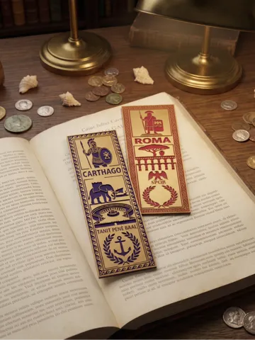 Accesorio de lectura: Ancient Rome & Carthage Bookmark Collection — vista de referencia 2