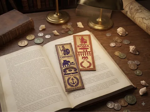 Accesorio de lectura: Ancient Rome & Carthage Bookmark Collection — referencia de MakerWorld