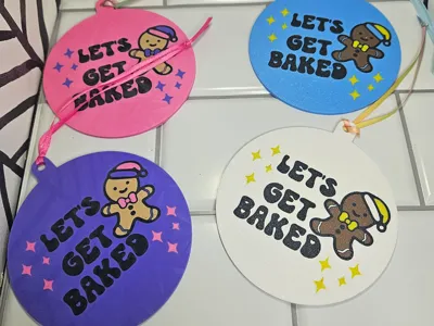 Let's Get Baked Ornament