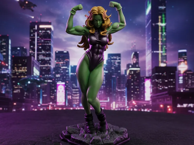 She-Hulk / Gamma Heroine – High Detail Mini