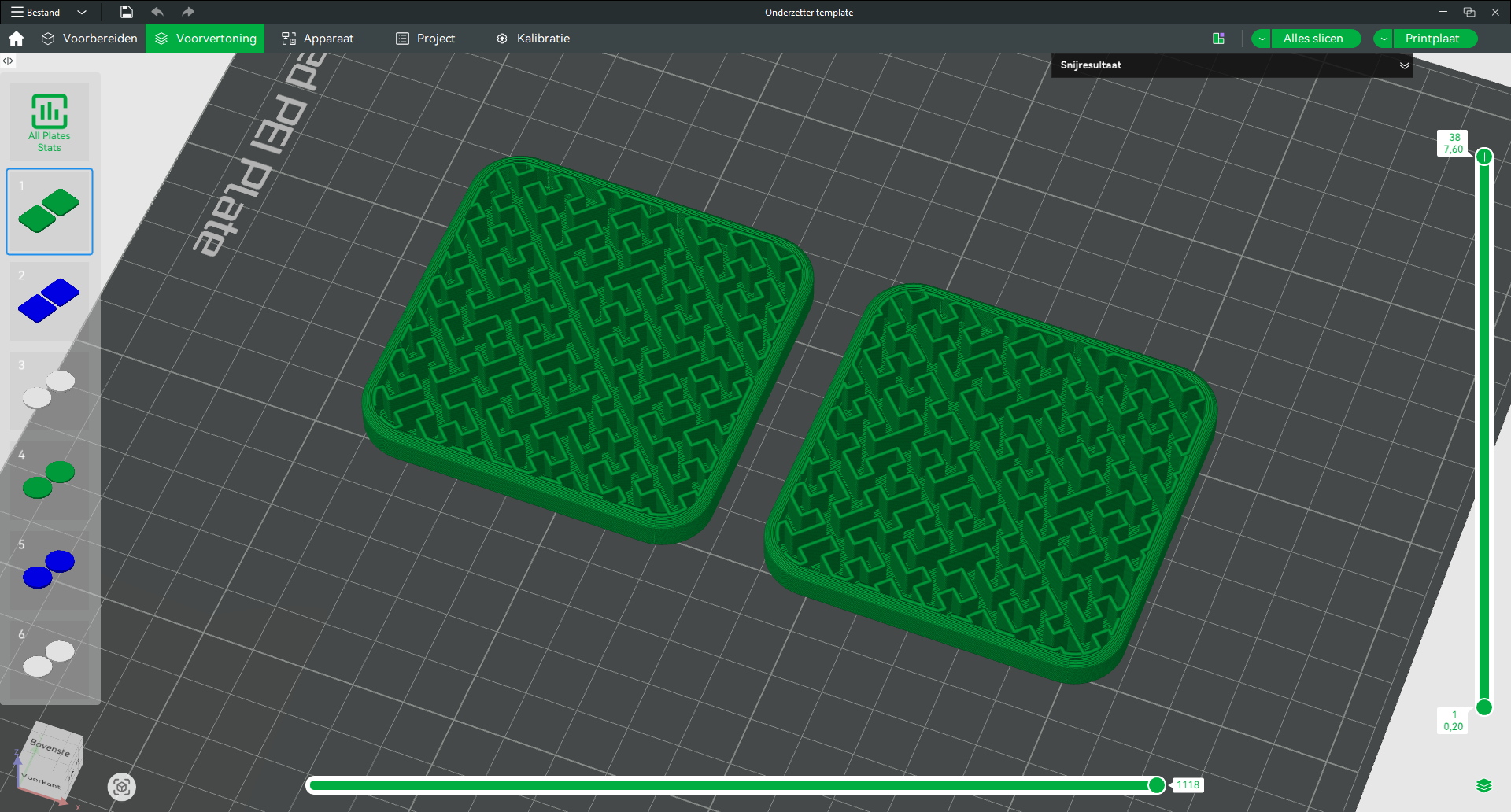 Miniatura 1 do modelo 3D Various coasters