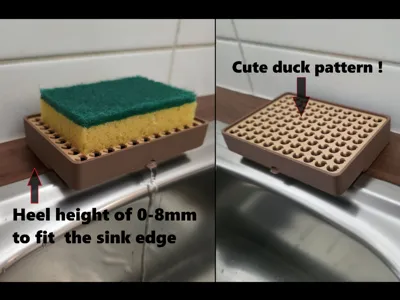 Sponge drip tray