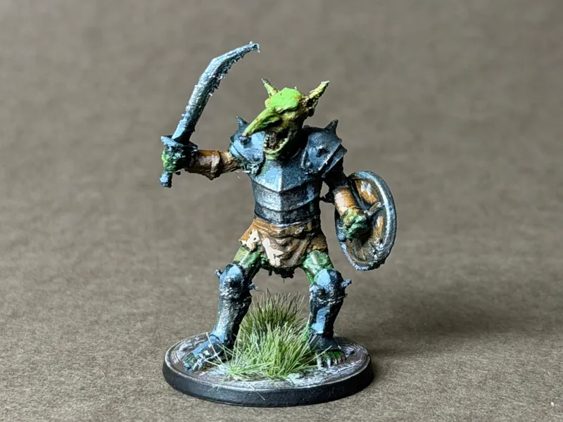DnD Goblin with sword and shield