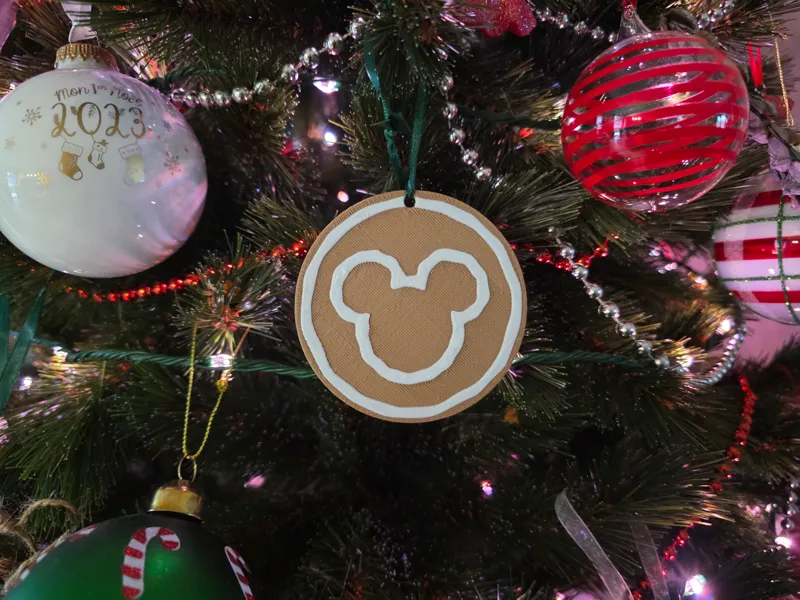 Christmas tree ornament Gingerbread - Mickey head