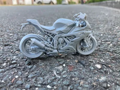 BMW 1000RR highly detailed model motorcycle