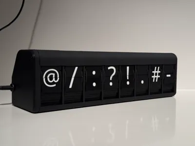 Split Flap Display - Extended Charset 48 flaps 