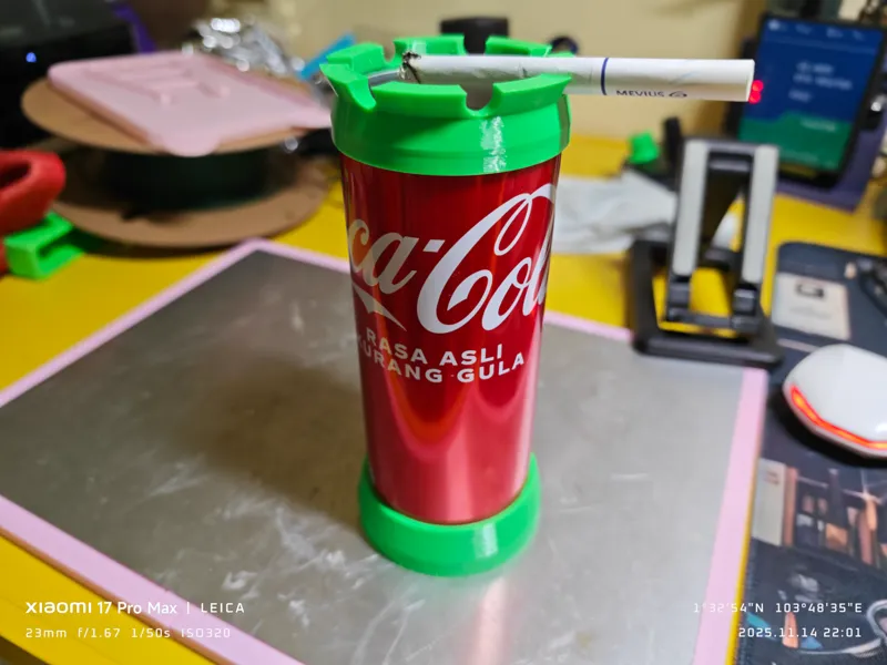 coca cola can ashtray