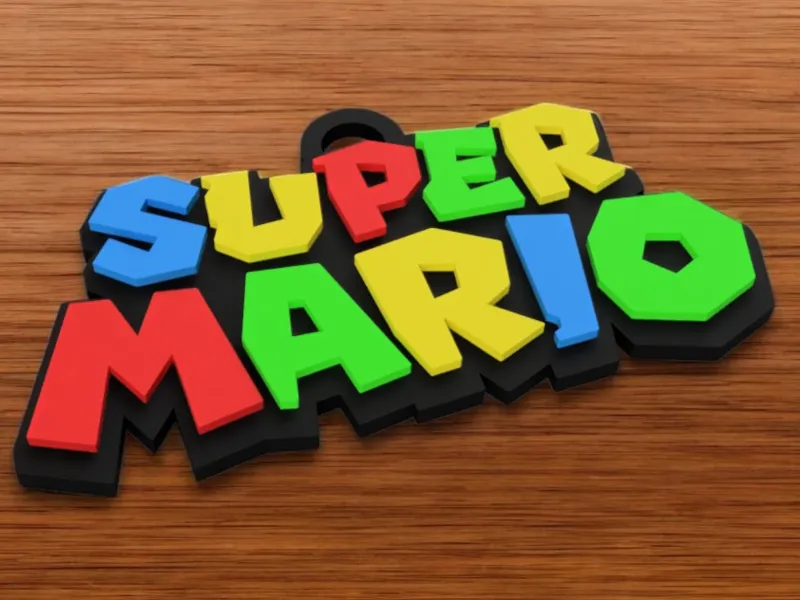 Super Mario Keychain (MULTIPART)