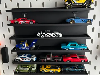 Diecast Car Display Garage 1-64