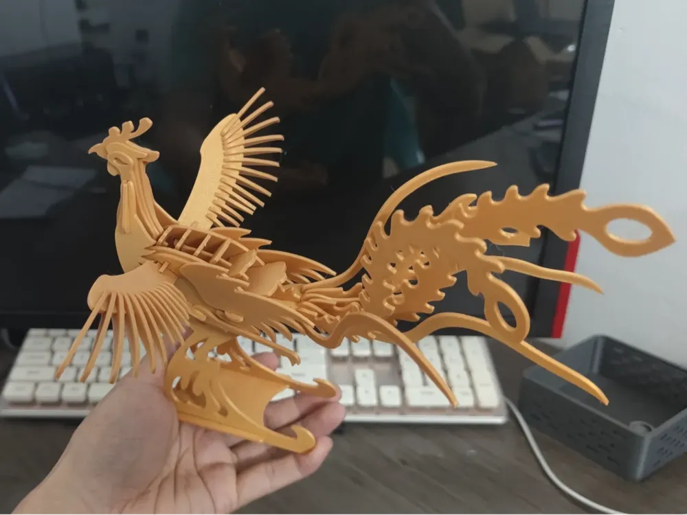Phoenix Bird - 3D Puzzle Series by 路萤3D打印- MakerWorld