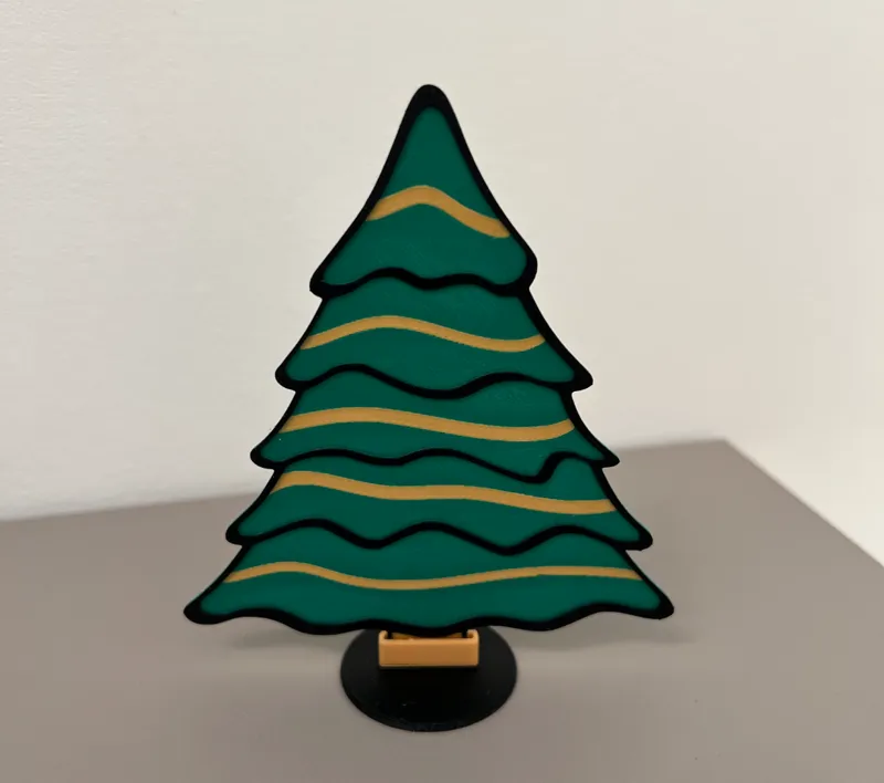 Desk christmas tree