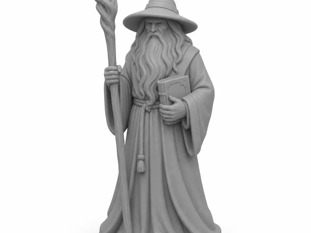Modelo para impresión 3D: Wizard. Referencia del modelo original.