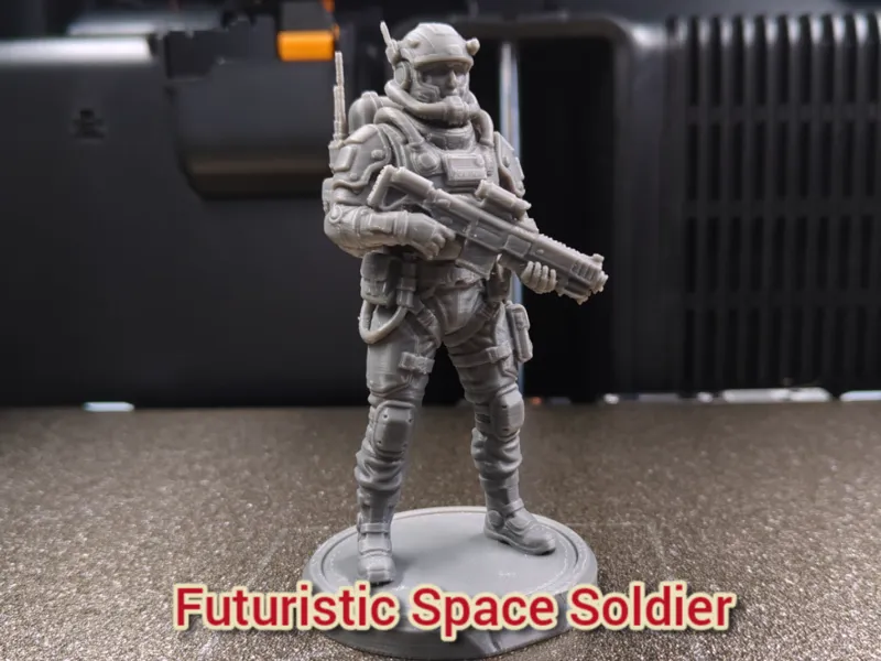 Futuristic Space Soldier 