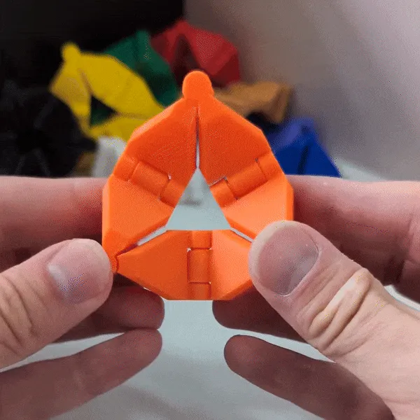 Infinite Flexagon V2 (Print in place) view 2