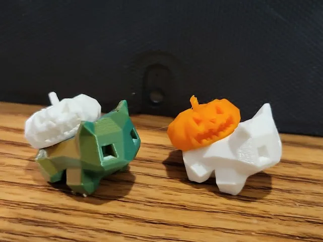 Modular Low Poly Pokemon - Bulbasaur - Halloween