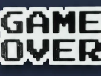 LEVEL UP Your Fridge: 8-Bit "GAME OVER" Magnet