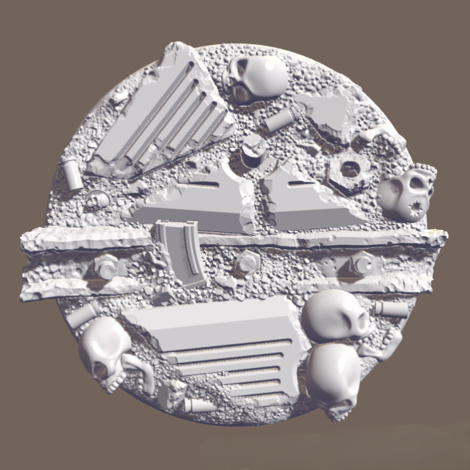 Miniatura 9 do modelo 3D 战锤地台合集