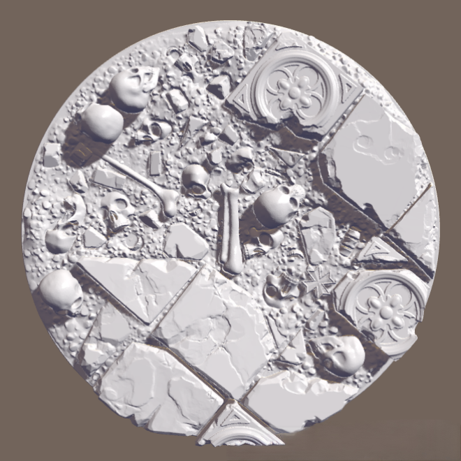 Miniatura 13 do modelo 3D 战锤地台合集