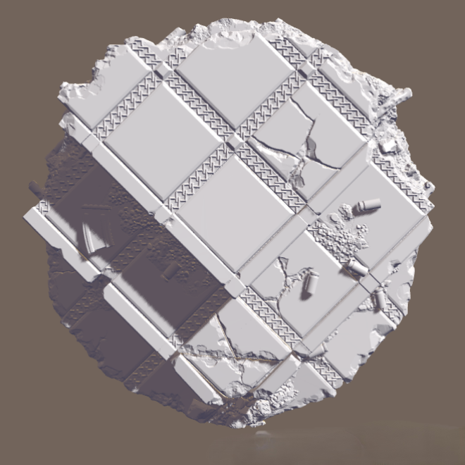 Miniatura 18 do modelo 3D 战锤地台合集