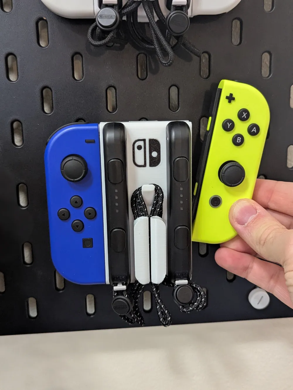 Nintendo Switch Joycon Holder For IKEA Skadis By Robsko MakerWorld Nintendo Switch Joycon Holder For IKEA Skadis By Robsko MakerWorld