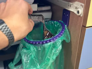 Trash bag holder | Fully 3D printed trash bin