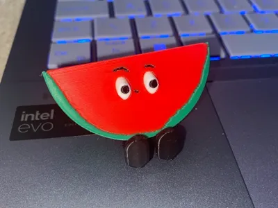 Walter the melon - a cute desk companion