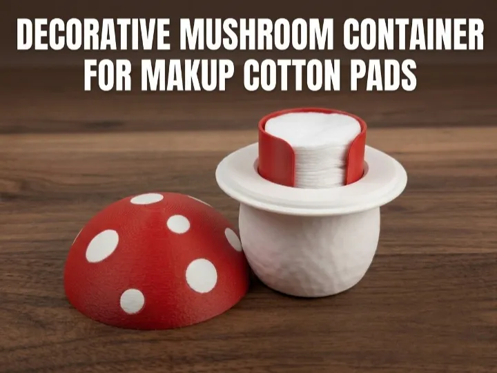 Amanita Muscaria Cotton Pad Container