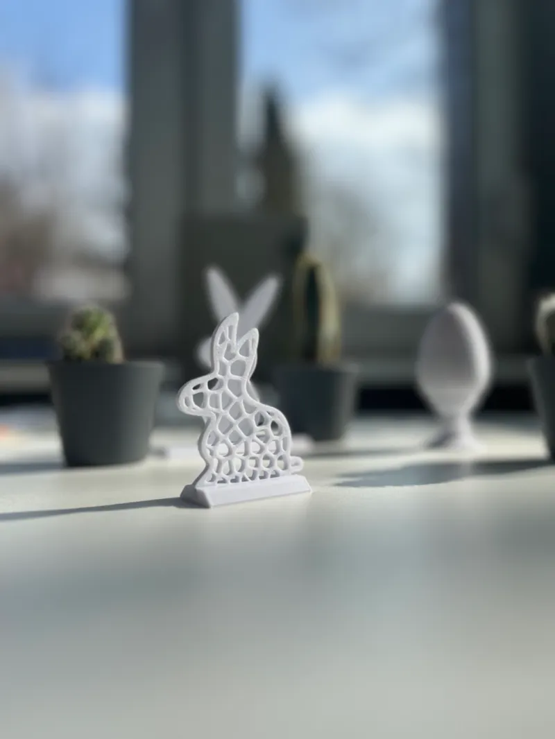 Easter Bunny gridded