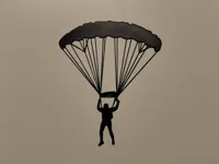Décoration murale parachute — photo 1