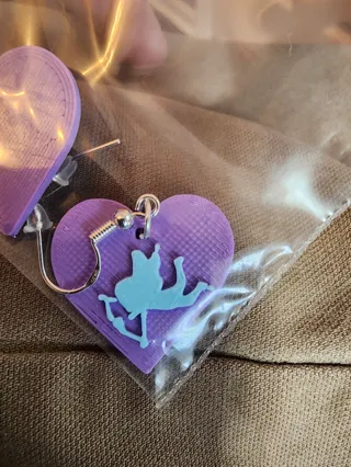 Cupid Heart Earrings