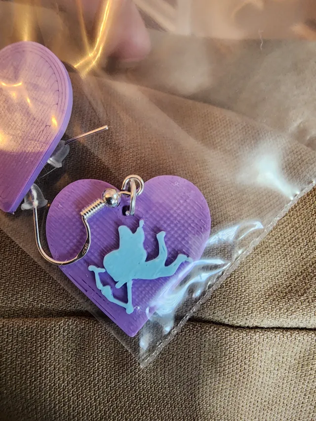 Cupid Heart Earrings