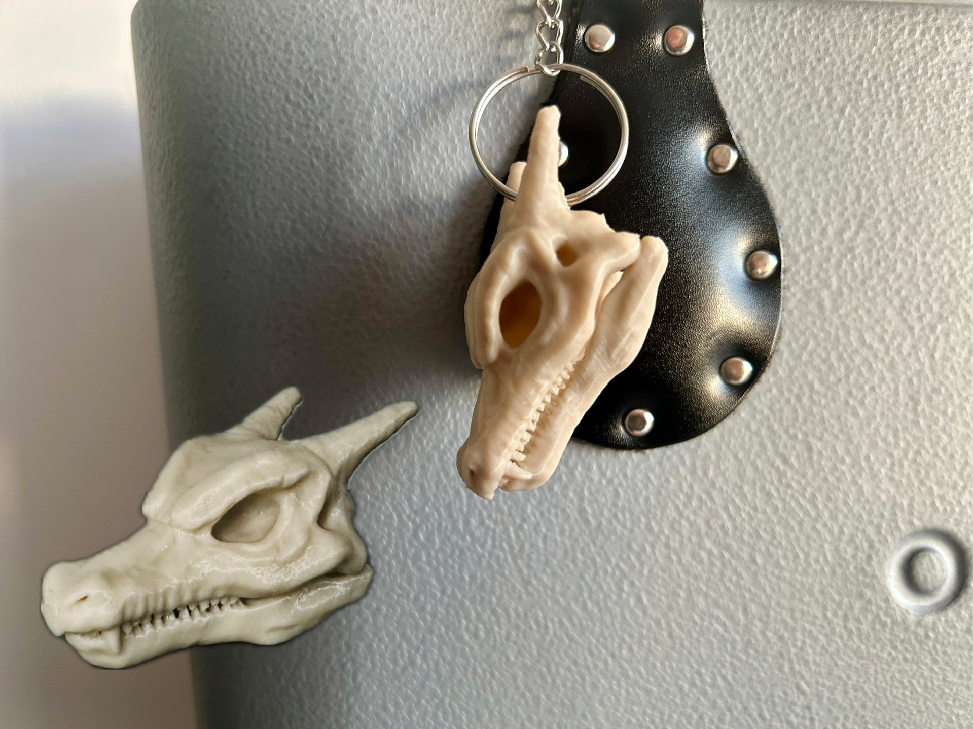 Charizard skull keychain